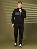 Men Black Grey Winter Tracksuit | CHKOKKO