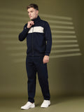 Men Navy Ecru Winter Tracksuit | CHKOKKO