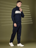 Men Navy Ecru Winter Tracksuit | CHKOKKO