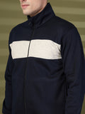 Men Navy Ecru Winter Tracksuit | CHKOKKO