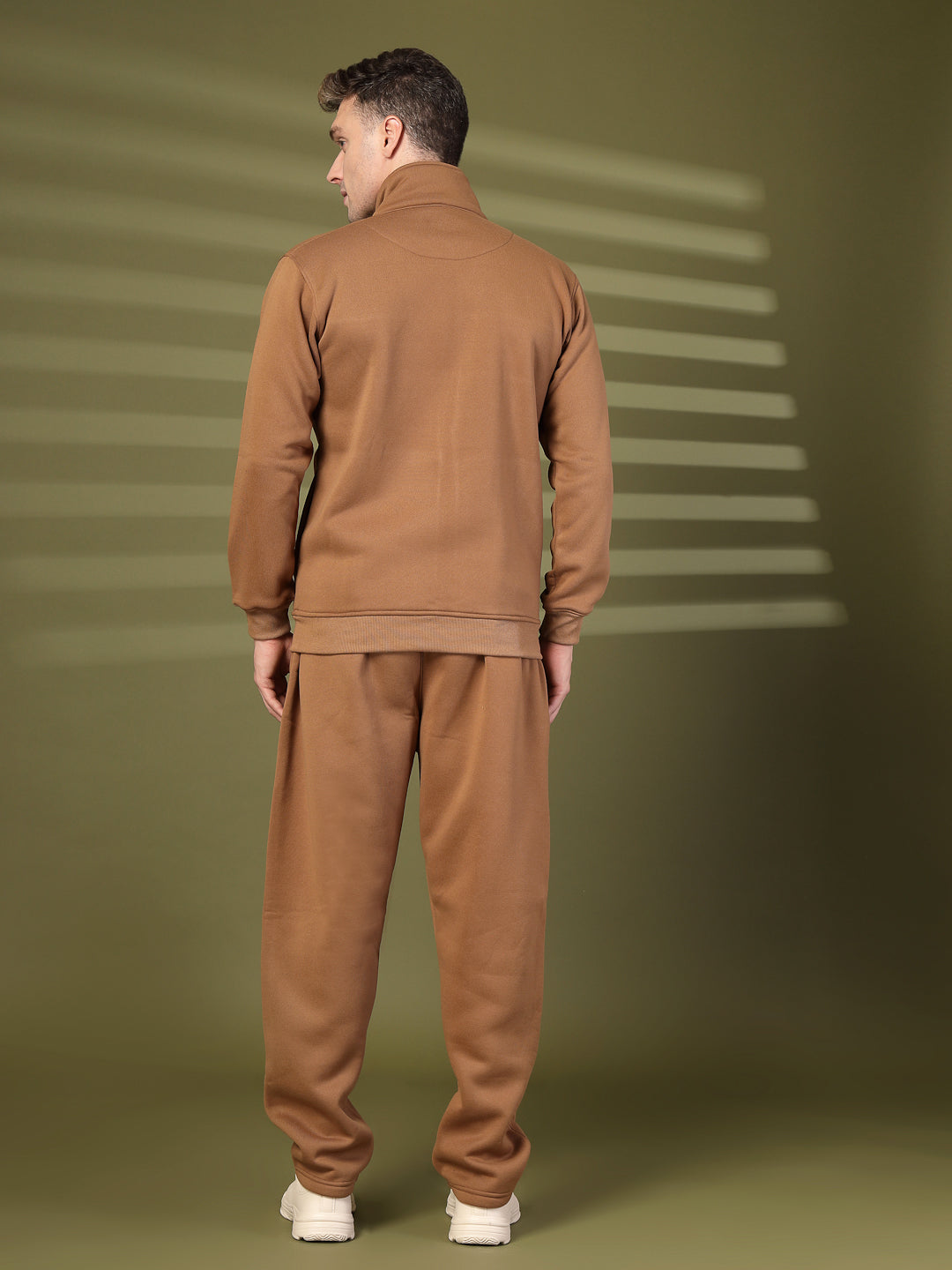 Men Golden Brown Winter Tracksuit | CHKOKKO