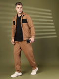 Men Golden Brown Winter Tracksuit | CHKOKKO