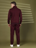 Men Wine Black Winter Tracksuit | CHKOKKO