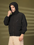 Men Winter Sports Oversized Windcheater Hooded Jacket