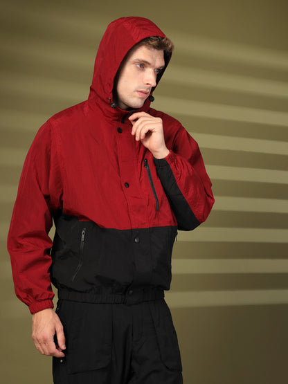 Men’s Lightweight UPF 50+ Sun Protection Summer Jacket Wine Black