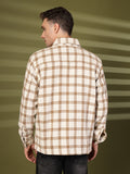 Men Winter Wear Check Shacket | CHKOKKO