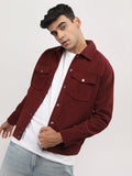 Men Winter Wear Regular Fit Corduory Jacket