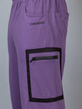 Men Purple Designer Regular Fit Trackpant