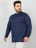 Men's Plus Size Gym Regular Fit Full Sleeves T-Shirt