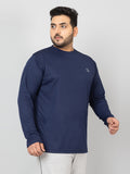 Men's Plus Size Gym Regular Fit Full Sleeves T-Shirt