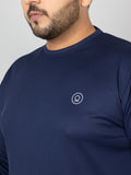 Men's Plus Size Gym Regular Fit Full Sleeves T-Shirt