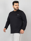 Men's Plus Size Gym Regular Fit Full Sleeves T-Shirt