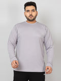 Men's Plus Size Gym Regular Fit Full Sleeves T-Shirt