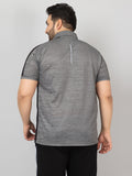 Men's Plus Size Regular Fit Half Sleeves Sports Polo T-Shirt