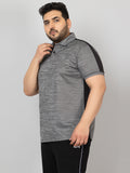 Men's Plus Size Regular Fit Half Sleeves Sports Polo T-Shirt