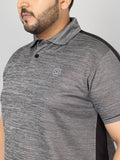 Men's Plus Size Regular Fit Half Sleeves Sports Polo T-Shirt