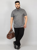 Men's Plus Size Regular Fit Half Sleeves Sports Polo T-Shirt