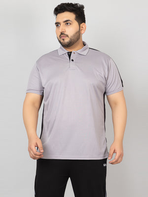 Men's Plus Size Regular Fit Half Sleeves Sports Polo T-Shirt