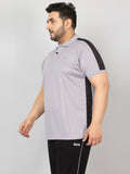 Men's Plus Size Regular Fit Half Sleeves Sports Polo T-Shirt