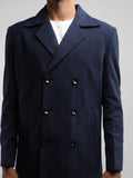 Men Winter Wear Double Breasted Long Coat