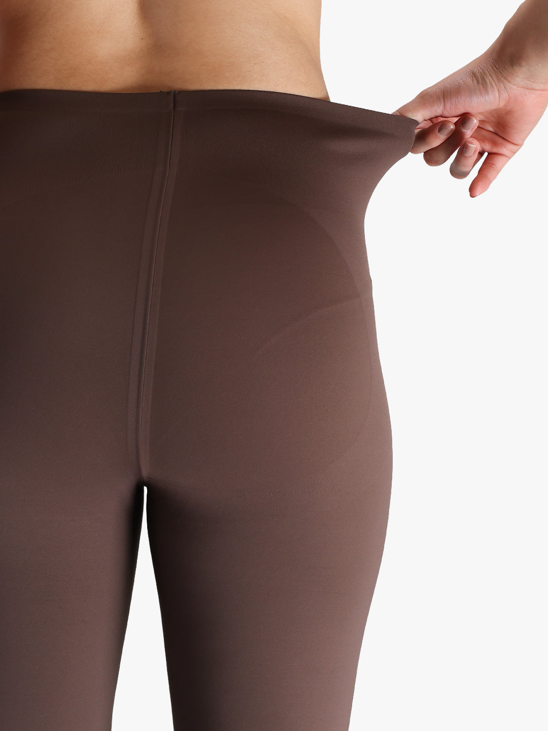 Women Seamless Power Flared Pants Brown