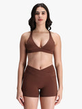 Women’s Seamless Workout Co-Ord Set Brown