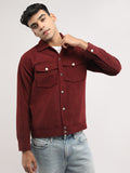 Men Winter Wear Regular Fit Corduory Jacket