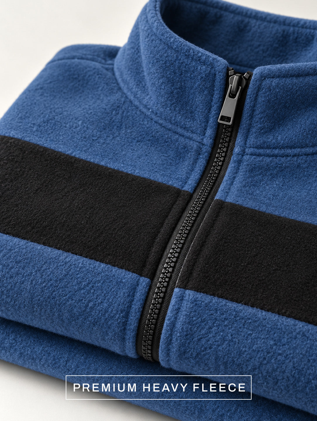 Indigo Black Heavy Fleece Winter Tracksuit Men