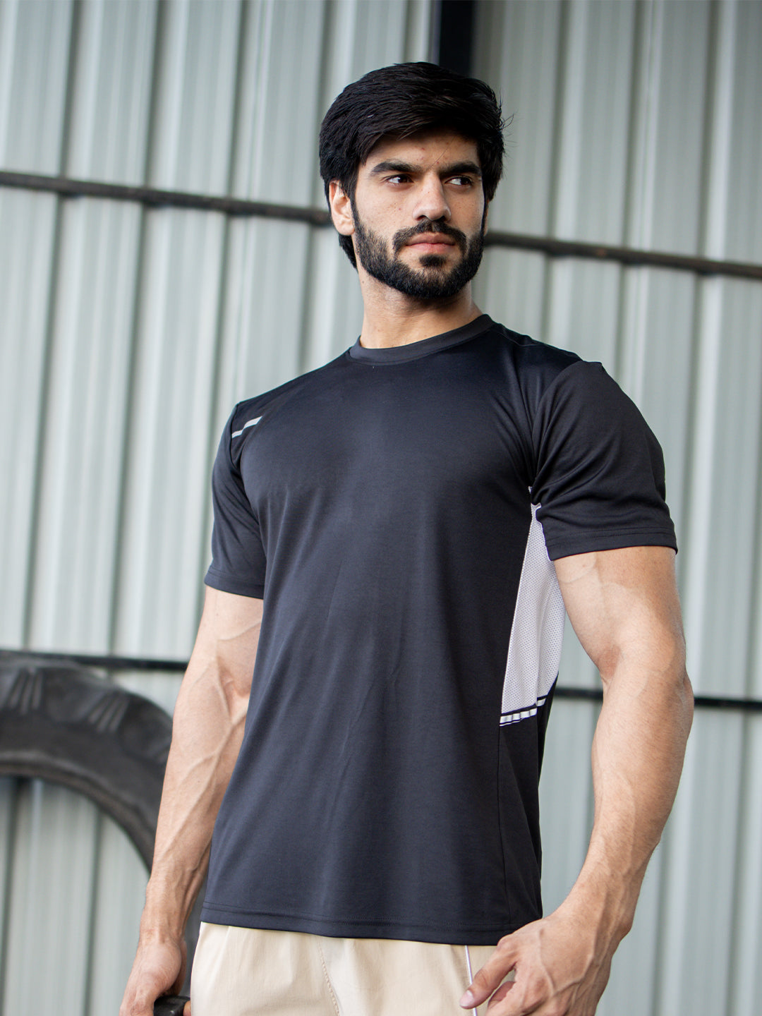 Men's Dry Fit Half Sleeve Gym T-Shirt | CHKOKKO