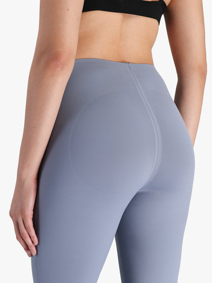Women Seamless Power Flared Pants Blue