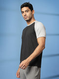 Men's Solid Raglan Dry Fit Gym T-Shirt | CHKOKKO