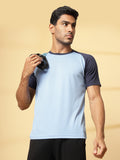 Men's Solid Raglan Dry Fit Gym T-Shirt | CHKOKKO