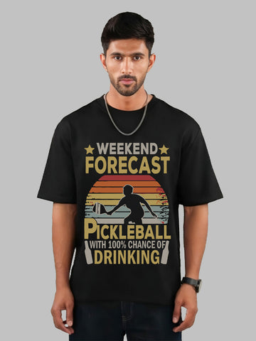 Men Printed Regular Gym Sports T-Shirt Black