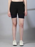 Women's Double Layered Sports Running Shorts | CHKOKKO