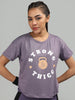 Women Round Neck Dry Fit Gym Sports T-Shirt
