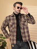 Men Winter Wear Check Shacket
