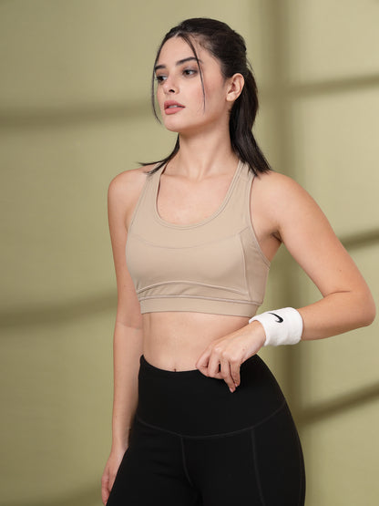 Women's Blended Padded Non-Wired Sports Bra