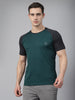 Men's Solid Raglan Dry Fit Gym T-Shirt | CHKOKKO