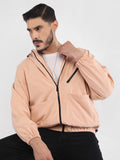 Men Winter Sports Oversized Windcheater Hooded Jacket