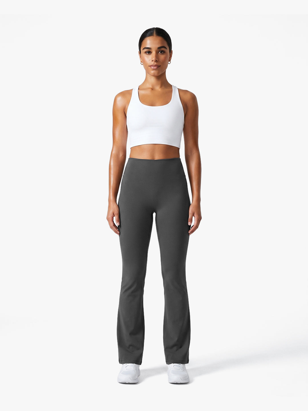 Women High-Waist Flared Pants | Stretchy Yoga & Lounge Bottoms