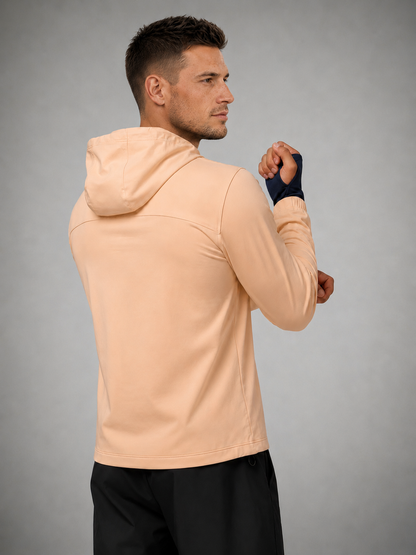 Men's Lightweight UV Protection Hooded Summer Jacket Pink