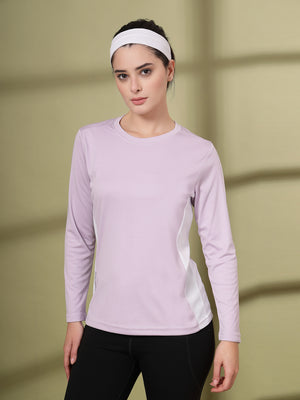 Women's Round Neck Active Wear Sports T-Shirt | CHKOKKO