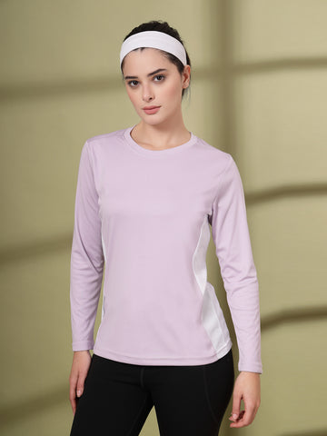 Women's Round Neck Active Wear Sports T-Shirt | CHKOKKO