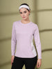 Women's Round Neck Active Wear Sports T-Shirt | CHKOKKO