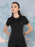 Women's Round Neck Active Wear Sports T-Shirt | CHKOKKO