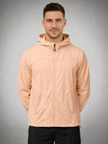 Men's Lightweight UV Protection Hooded Summer Jacket Pink