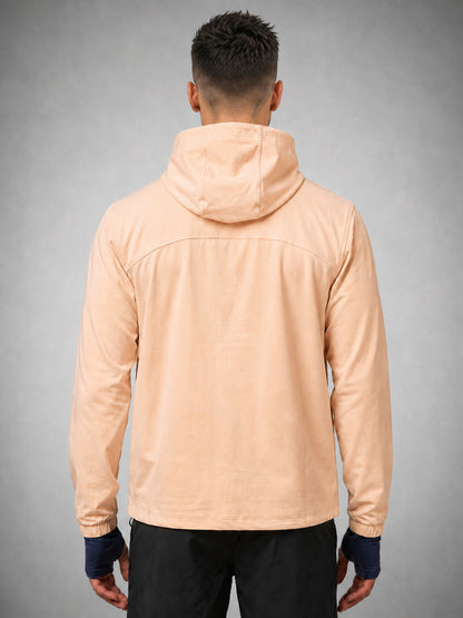 Men's Lightweight UV Protection Hooded Summer Jacket Pink