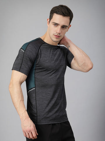 Men's Half Sleeves Gym Regular Fit T-Shirt | CHKOKKO