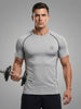 Men’s Performance Compression T-Shirt for Gym Grey