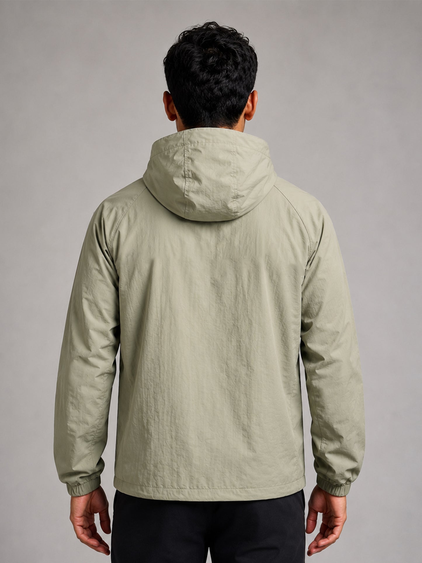 Men's Lightweight UV Protection Hooded Summer Jacket Green
